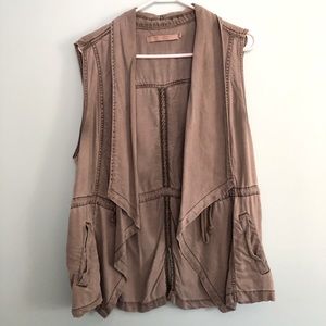 Super Soft Sage Flowy Vest